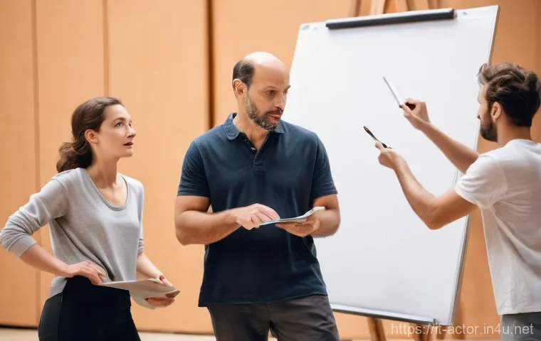 연극배우로서 극단 운영하기 - **Prompt:** A determined Italian theater director, a woman in her late 30s with a stylish, professio... 연극배우로서 극단 운영하기 - **Prompt:** A determined Italian theater director, a woman in her late 30s with a stylish, professio...