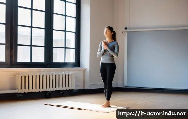 연극배우의 연기 대회 참여 후기 - **Prompt Title: Intense Preparation in a Rehearsal Studio**
    **Prompt:** A young female actor, in...
